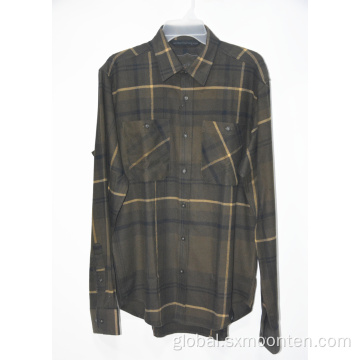 China Slim Fit Multi Color Custom Flannel Shirts Manufactory